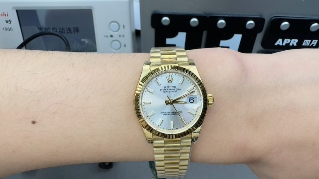 Rolex GS Female Diary Full Gold