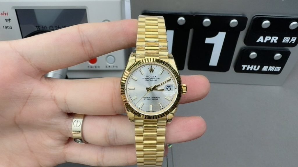 Rolex GS Female Diary Full Gold