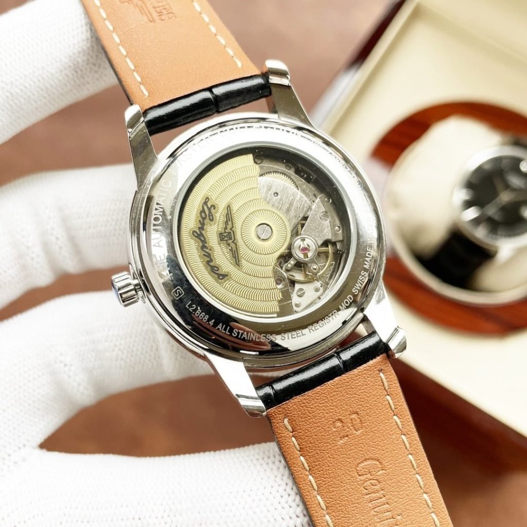 LONGINES White OF Belt Gold 20 Steel Strip 20