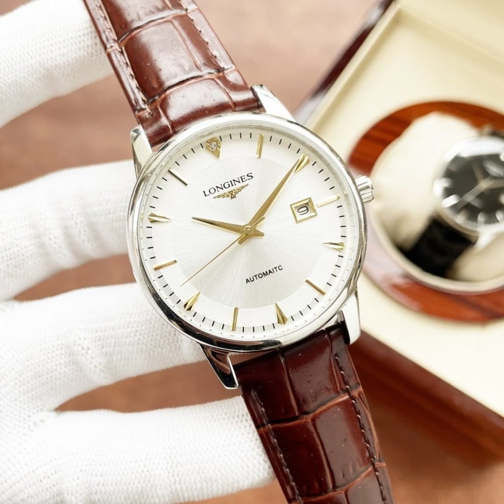 LONGINES White OF Belt Gold 20 Steel Strip 20