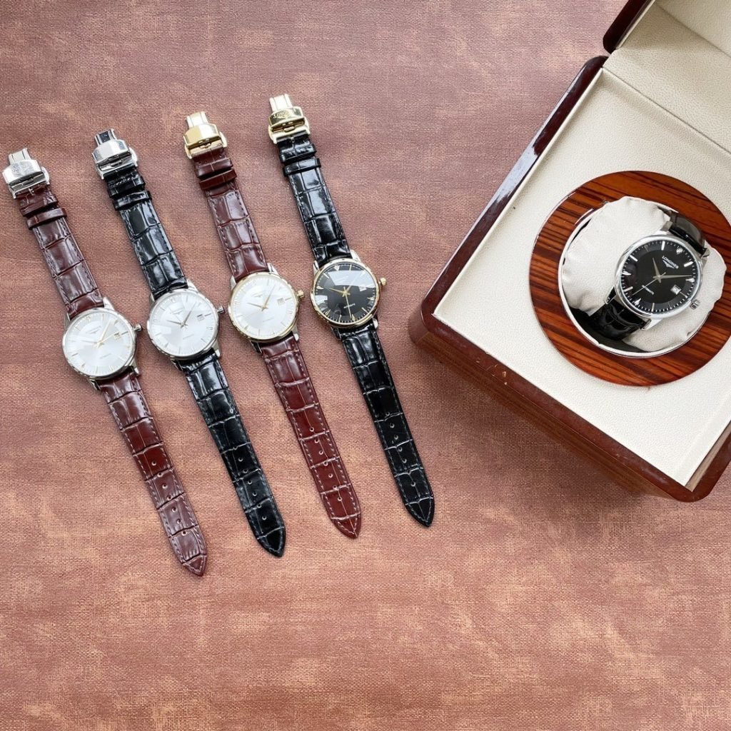 LONGINES White OF Belt Gold 20 Steel Strip 20