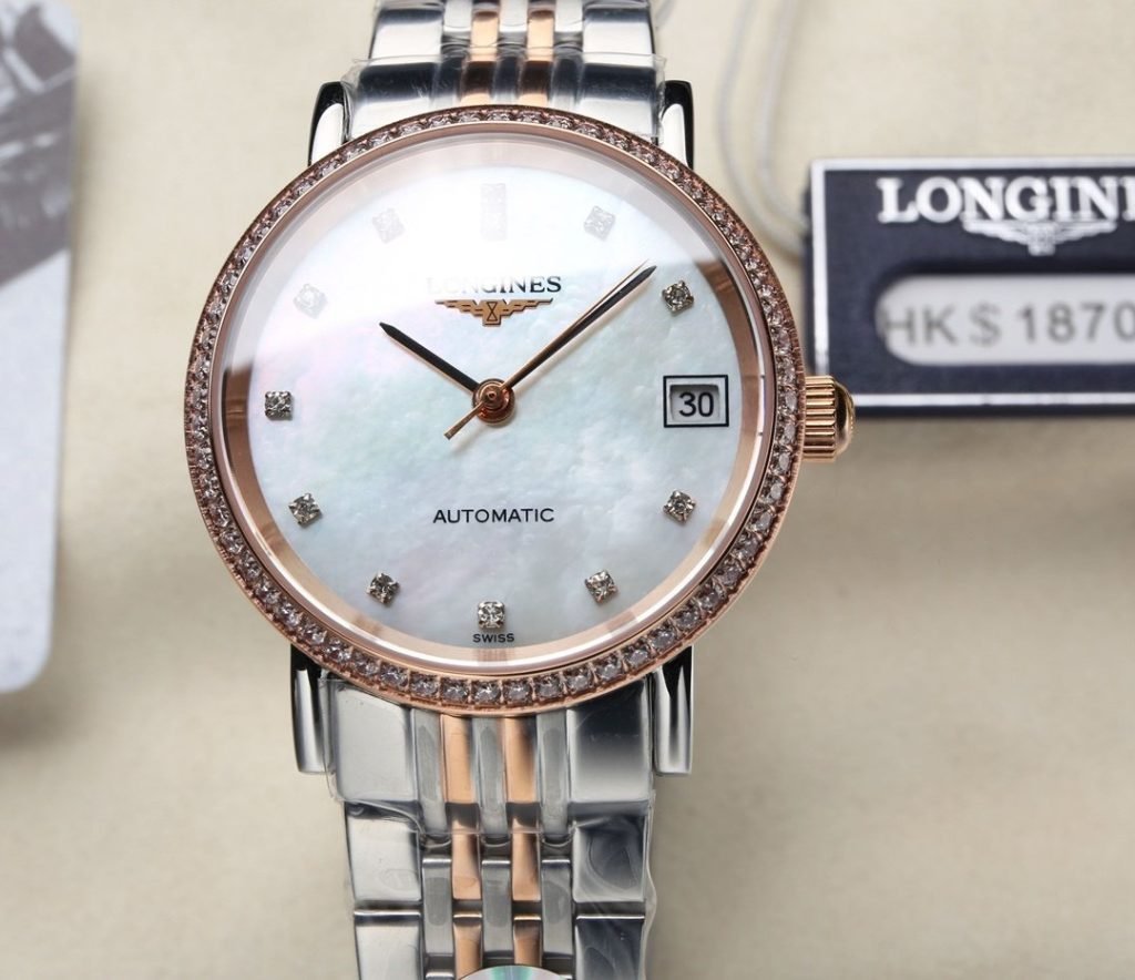 LONGINES White Steel Gold 20 Diamond 30 Taiwan Ingenious