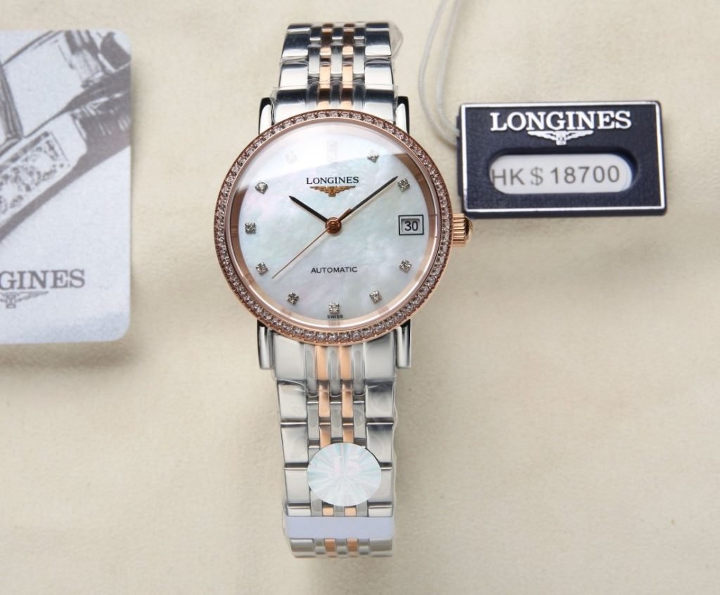 LONGINES White Steel Gold 20 Diamond 30 Taiwan Ingenious