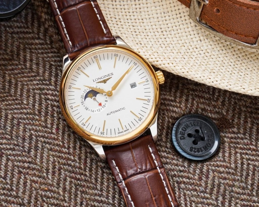 LONGINES White Gold 20 Steel STRAP20 Longineslongines Mens Watch