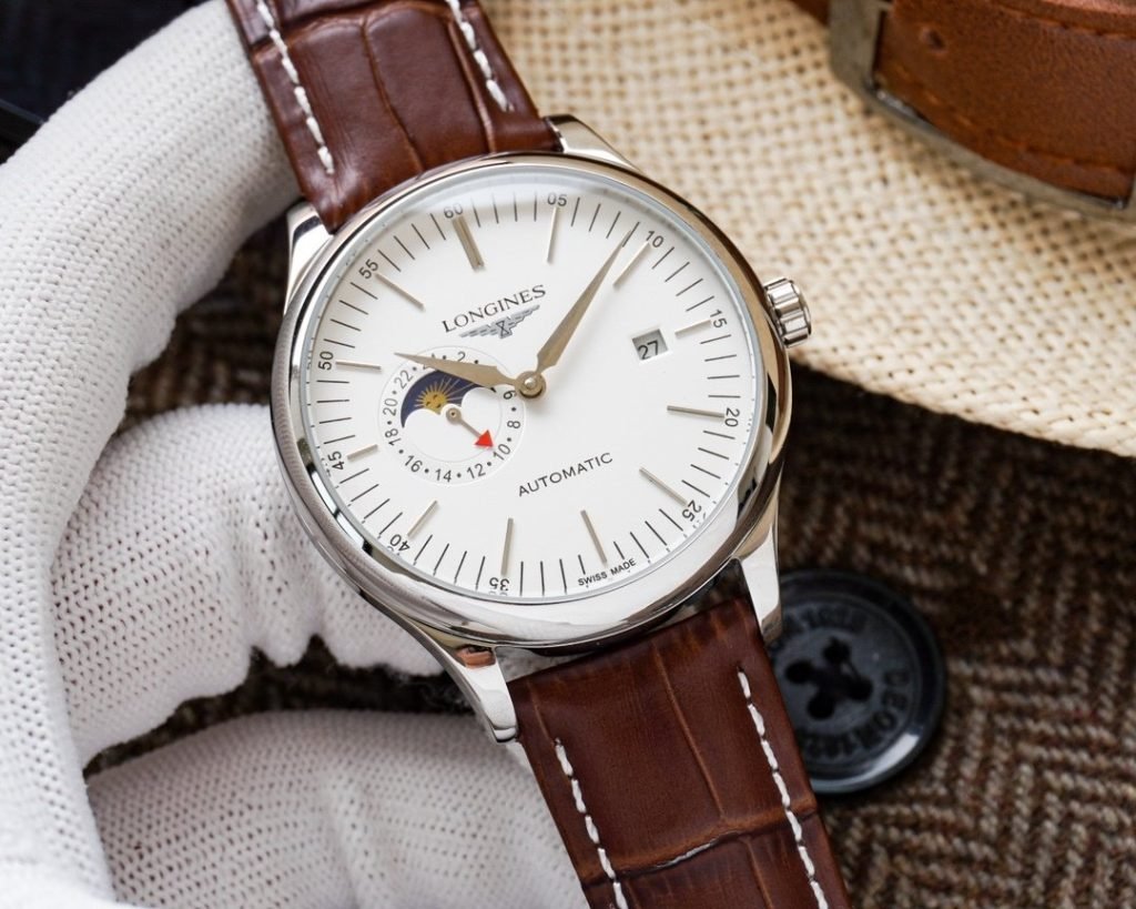 LONGINES White Gold 20 Steel STRAP20 Longineslongines Mens Watch