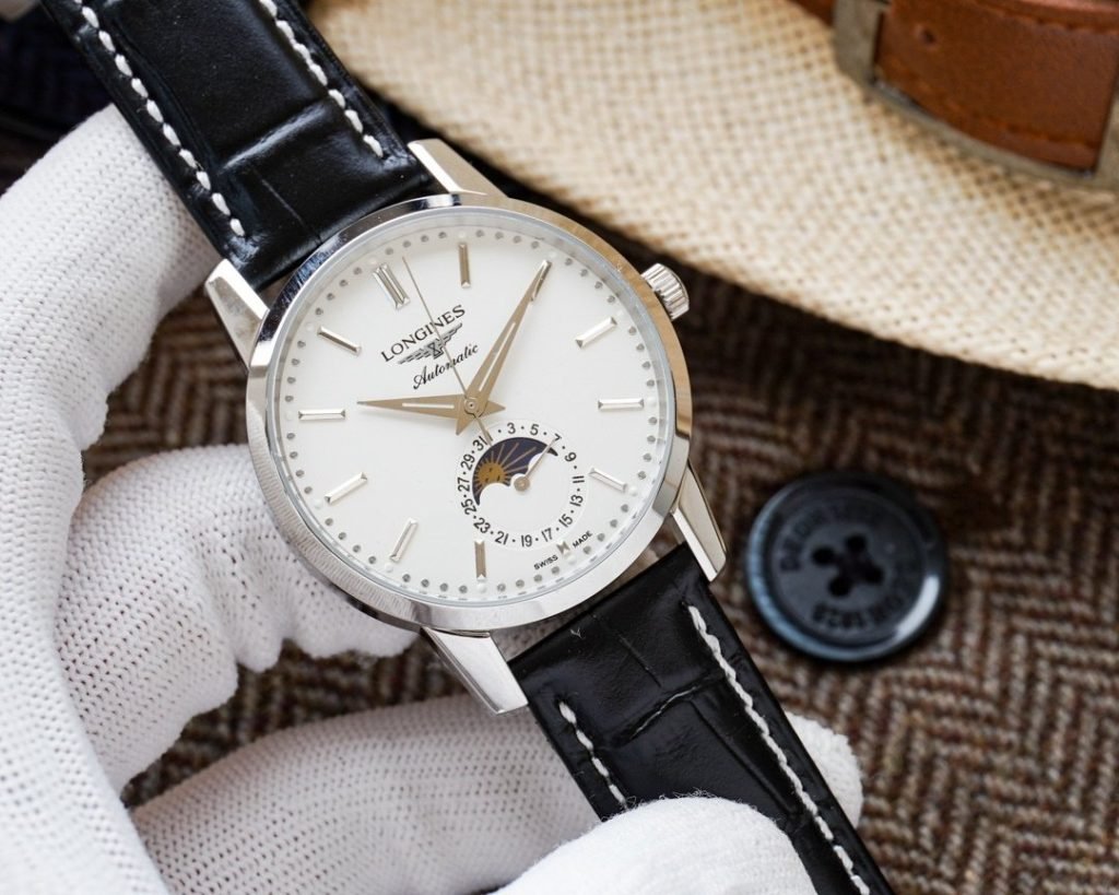 LONGINES White L Gold 20 Longineslongines Mens Watch BIG
