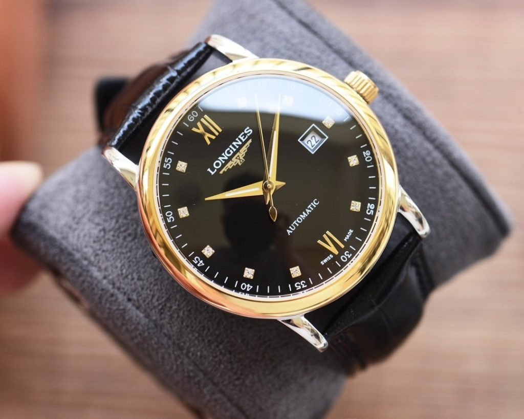 LONGINES Leather Belt Steel Belt L Mans Favorite Threepin