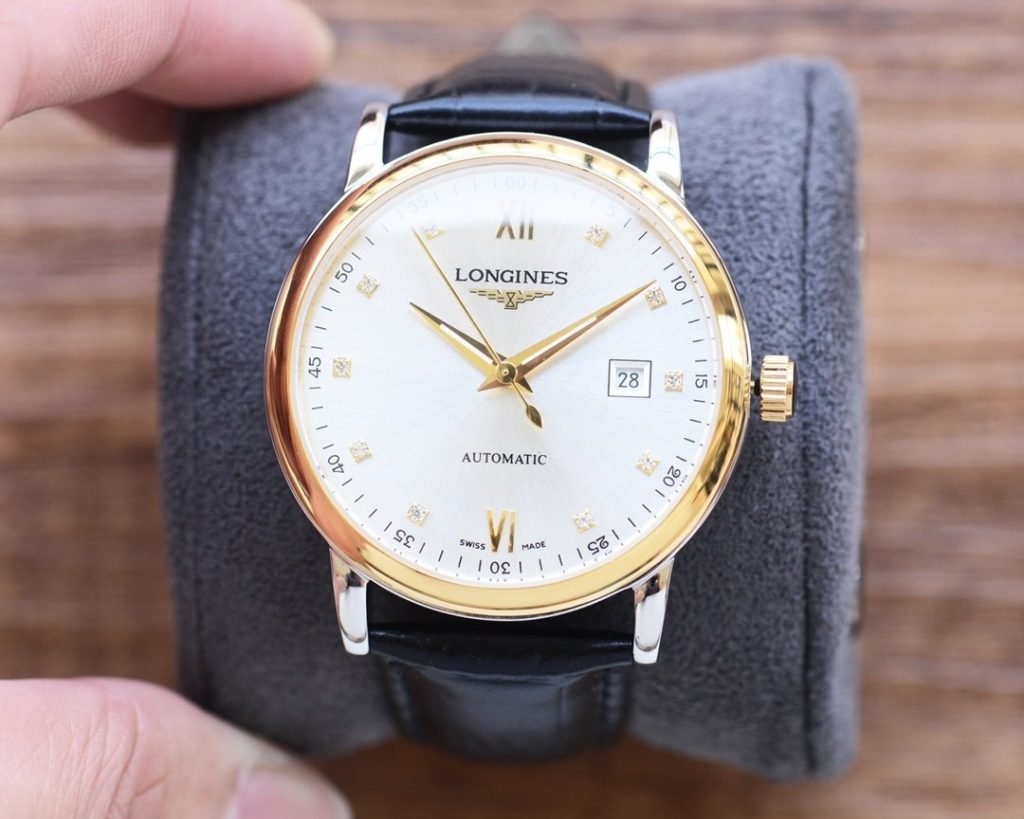 LONGINES Leather Belt Steel Belt L Mans Favorite Threepin