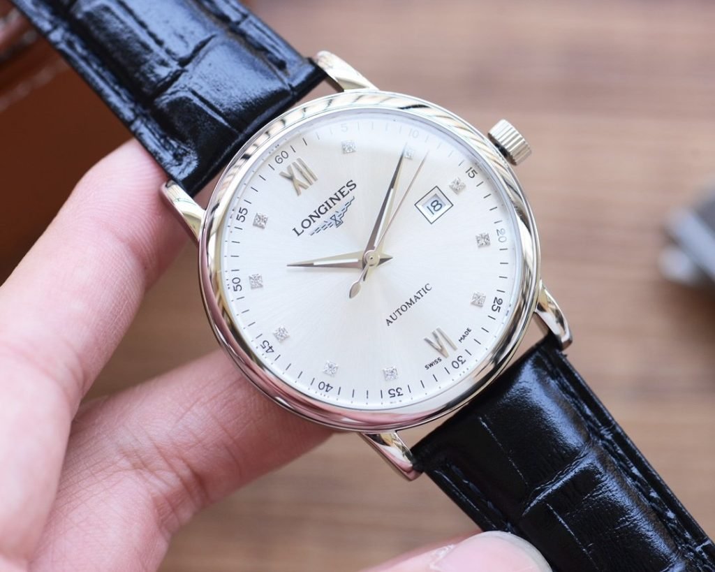 LONGINES Leather Belt Steel Belt L Mans Favorite Threepin