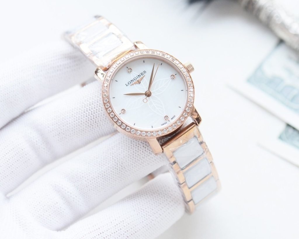LONGINES White Gold Steel Band 20 Ceramic Band 40