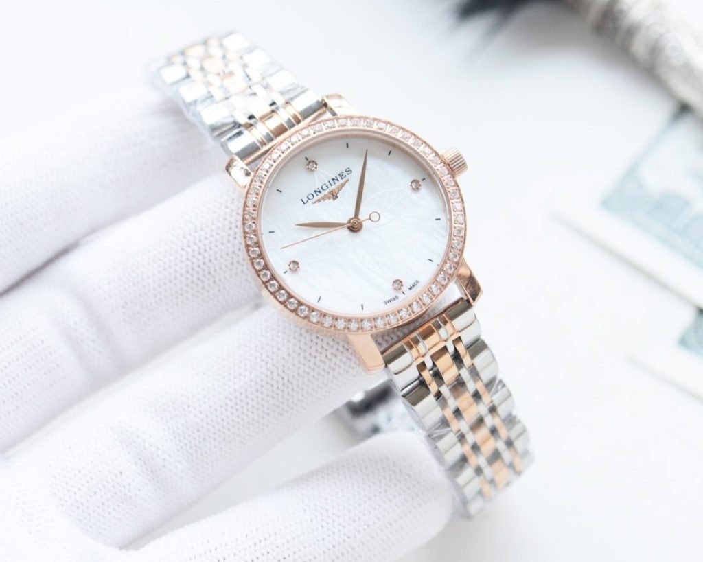 LONGINES White Gold Steel Band 20 Ceramic Band 40