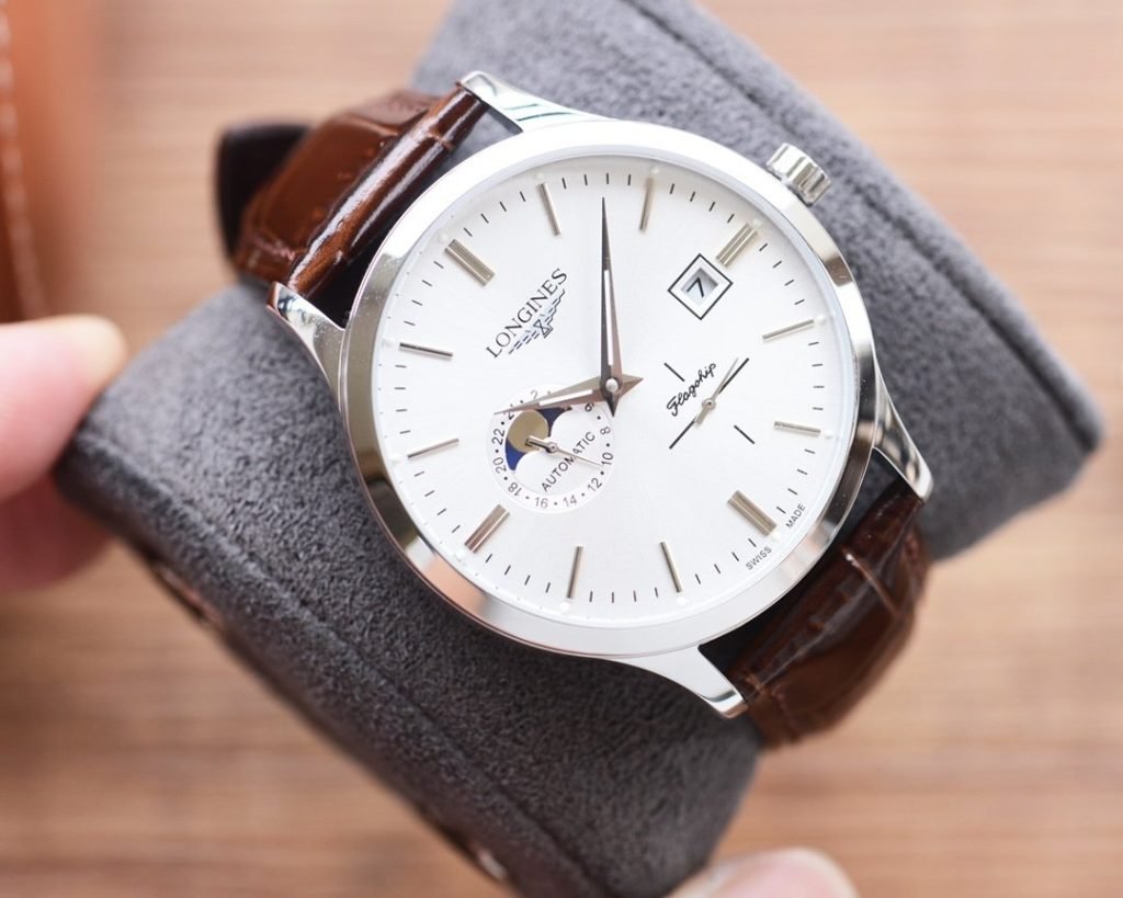 LONGINES White Gold L Steel Band 20 Mens Beloved