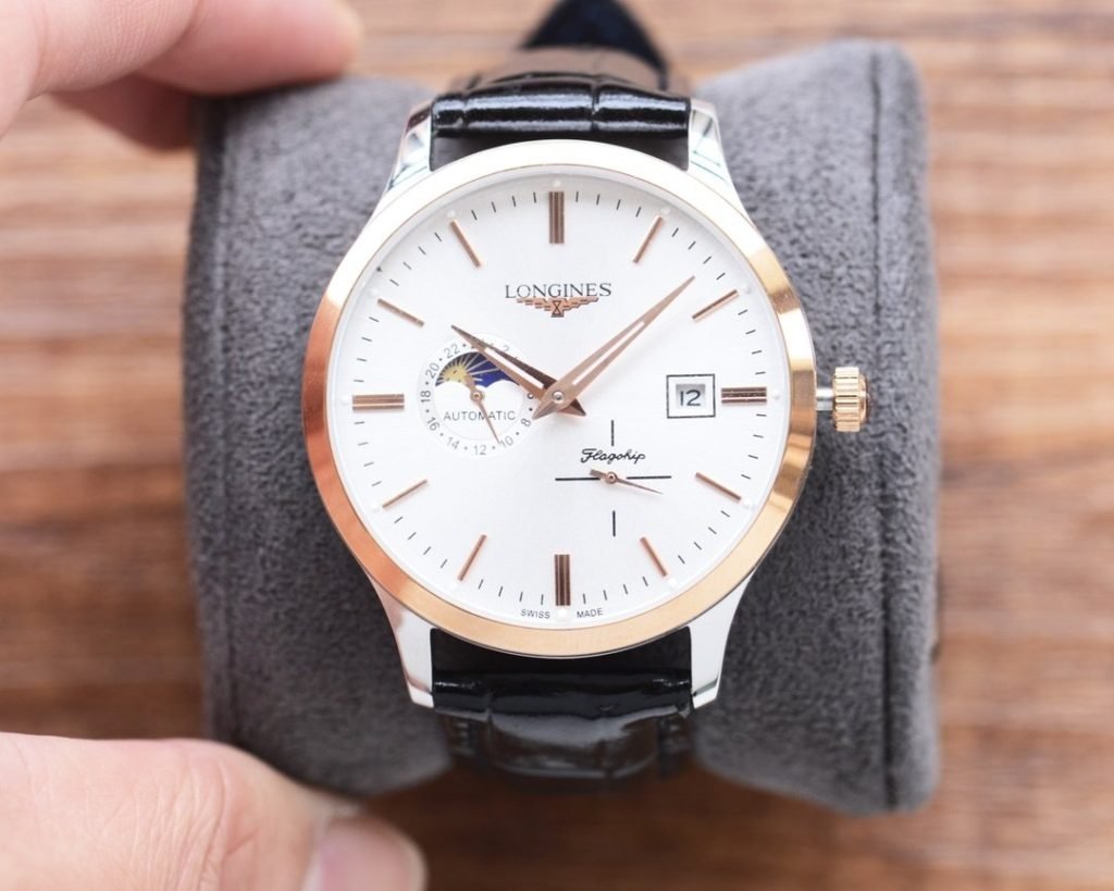 LONGINES White Gold L Steel Band 20 Mens Beloved