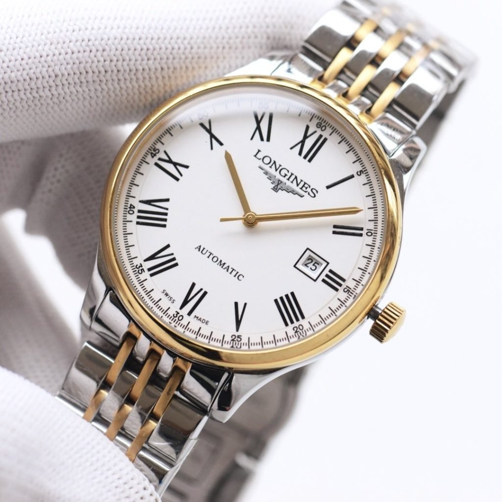 LONGINES White Gold L Steel Band 20 Brand Longineslongines