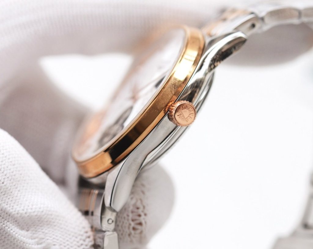 LONGINES White Case L Gold Case Steel Band 20