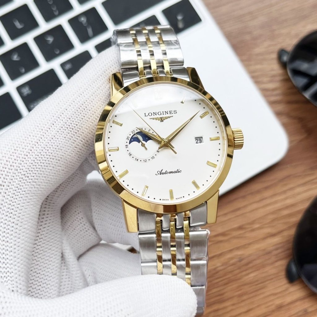 LONGINES Beltsteel Belt L Same Price IN Gold AND