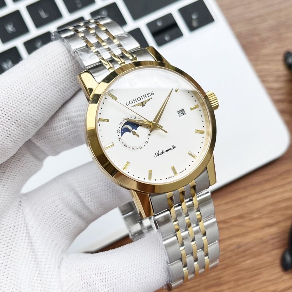 LONGINES Beltsteel Belt L Same Price IN Gold AND