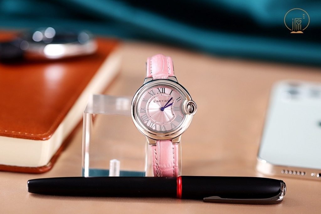 Cartier Cartier Belt Blue Balloon W6920100 Watch 33MM Pink
