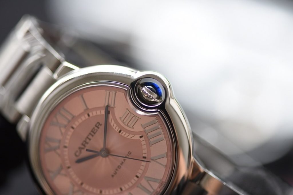 Cartier 0072V6 Blue Balloon 36MM Powder Noodles Mechanical Powder