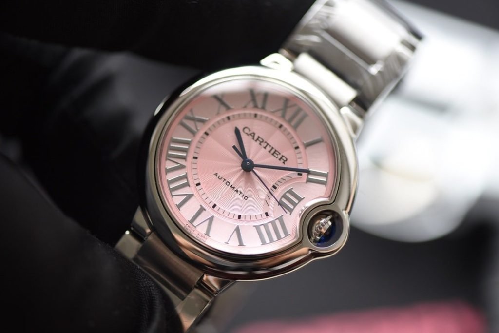 Cartier 0072V6 Blue Balloon 36MM Powder Noodles Mechanical Powder