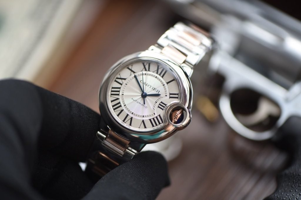 Cartier Goldwrapped Blue Balloon Goldwrapped 33MM Rose Gold SCR