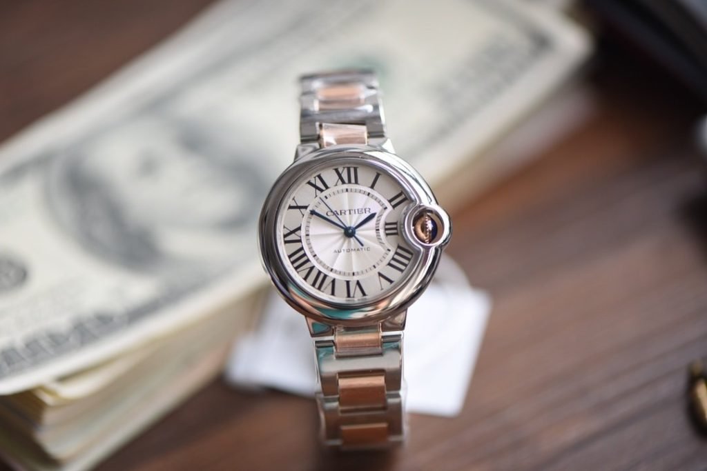 Cartier Goldwrapped Blue Balloon Goldwrapped 33MM Rose Gold SCR