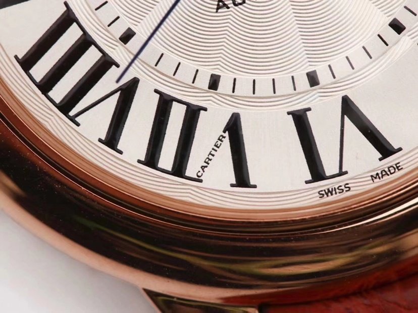 Cartier 42MM Blue Balloon Large Rose Gold ETA2824 Automatic
