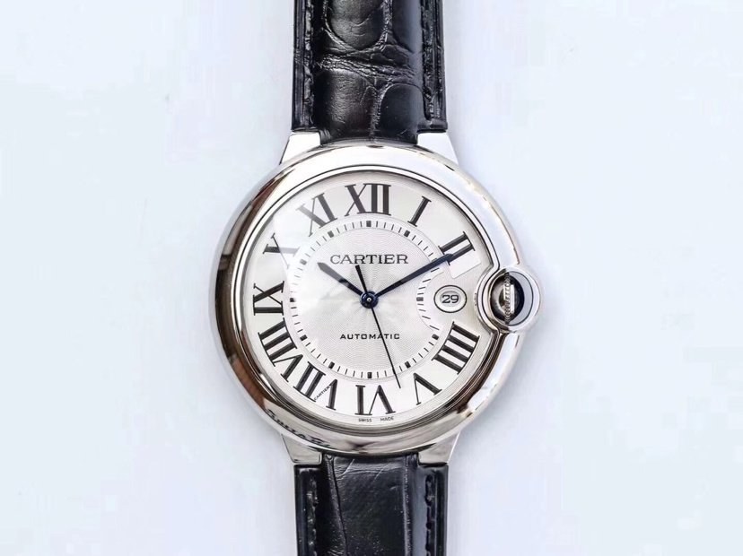 Cartier 42MM Blue Balloon Large Rose Gold ETA2824 Automatic