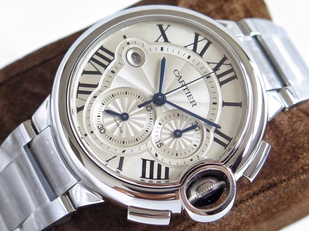 Cartier Blue Balloon Multifunctional Chronograph Wonderful Details THE Size