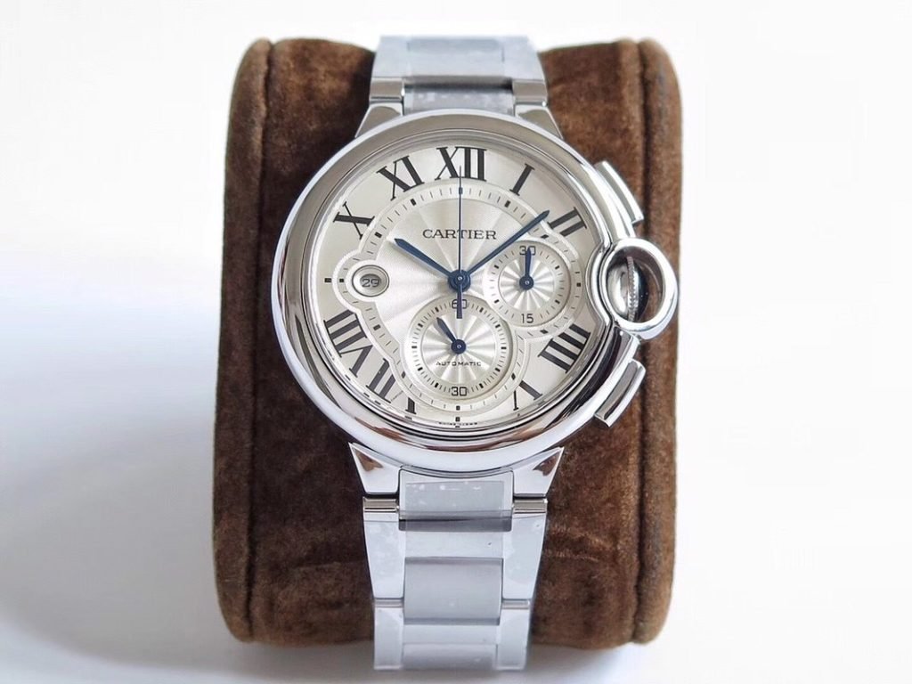 Cartier Blue Balloon Multifunctional Chronograph Wonderful Details THE Size