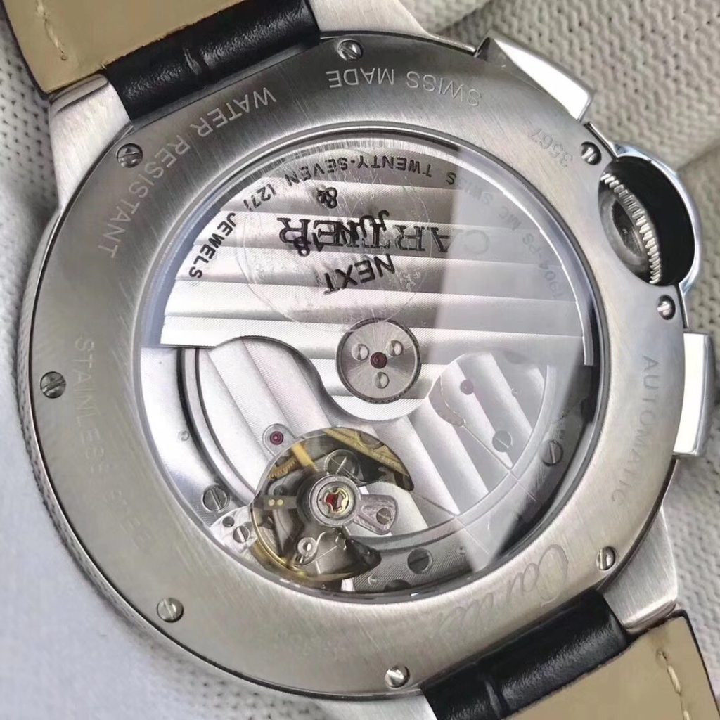 Cartier Kadi Subblue Balloon Multifunctional Chronograph Case Size 44MMX15