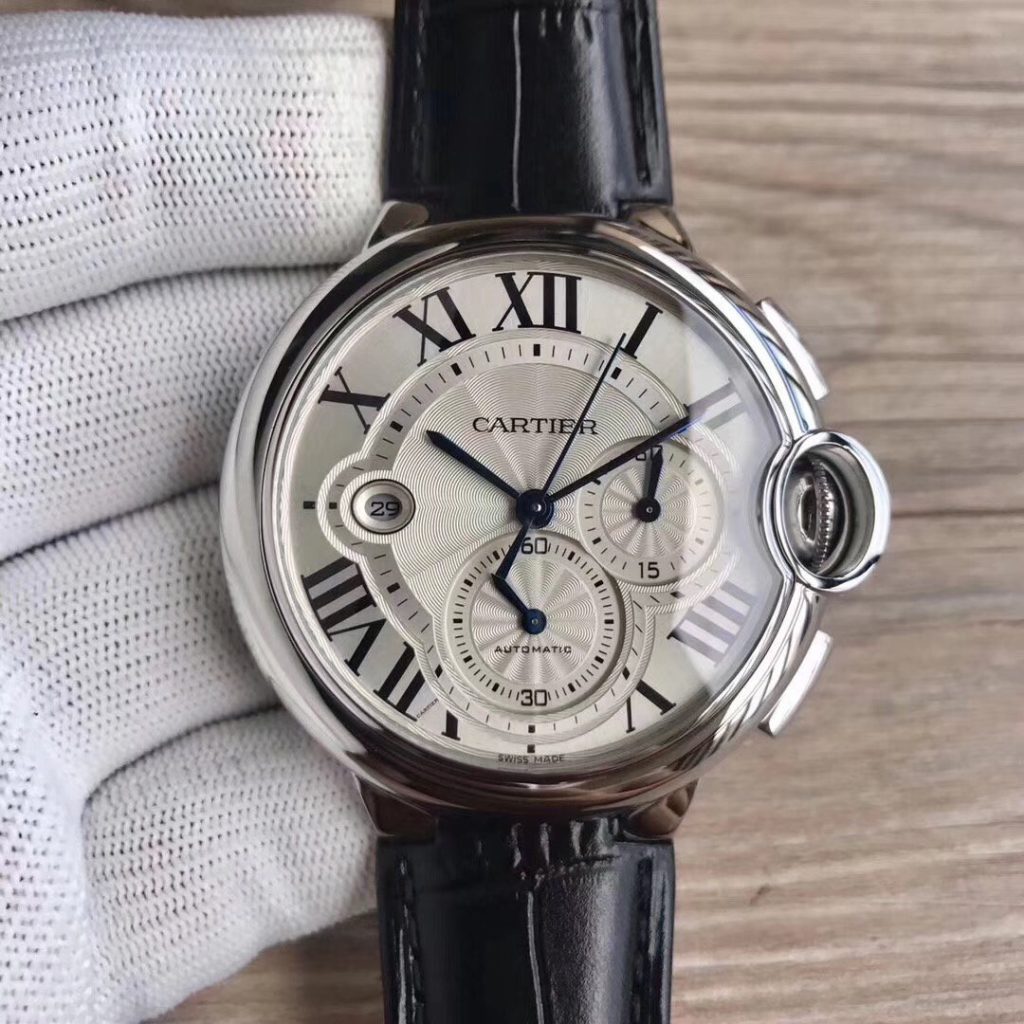 Cartier Kadi Subblue Balloon Multifunctional Chronograph Case Size 44MMX15