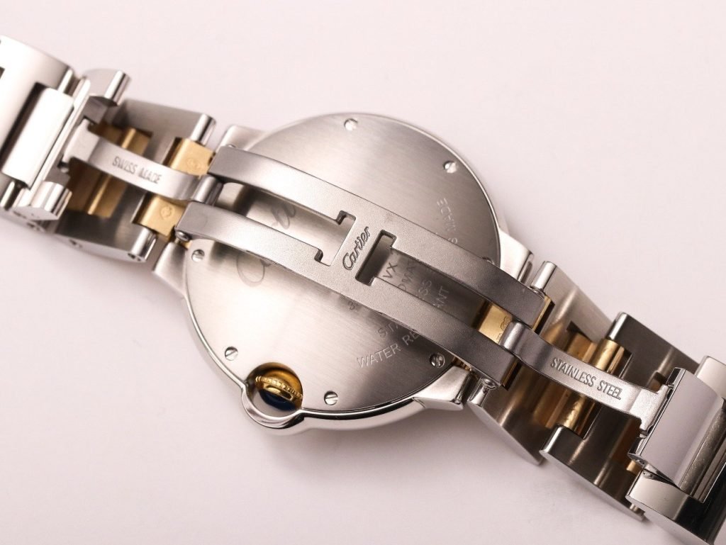 Cartier V9 Cartier 18K Goldcovered Blue Balloon Gold Part