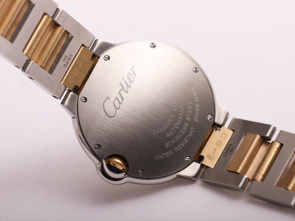 Cartier V9 Cartier 18K Goldcovered Blue Balloon Gold Part