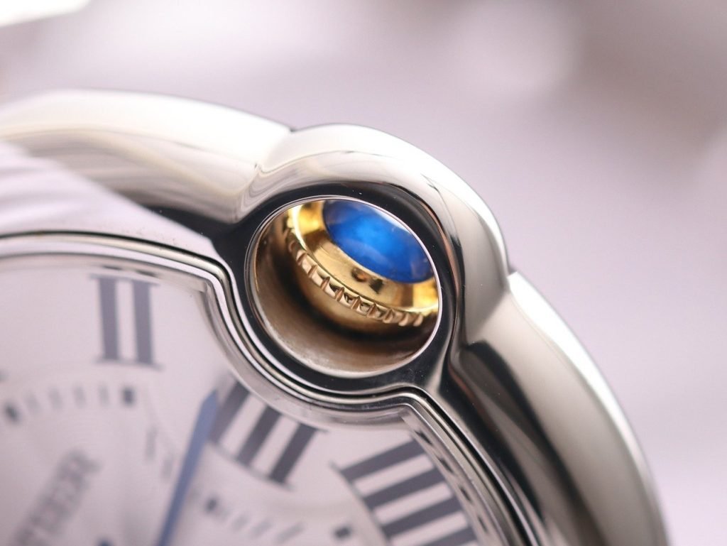 Cartier V9 Cartier 18K Goldcovered Blue Balloon Gold Part