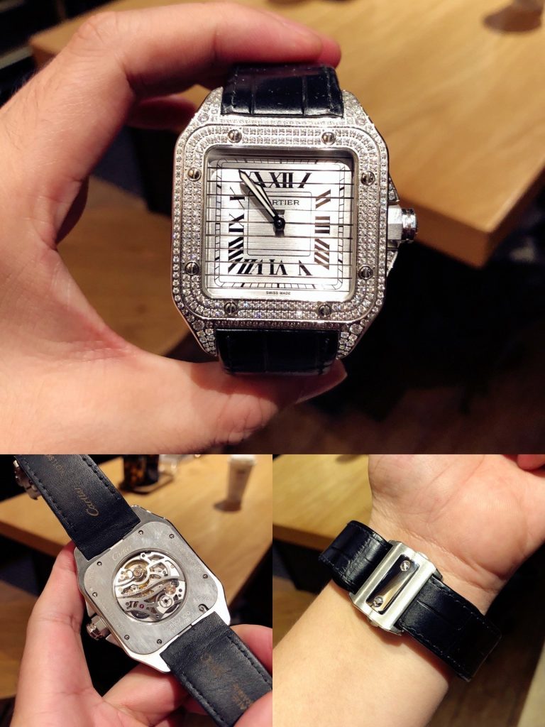 Cartier Kajia Santos WM505914 Watch Wages Yuan Size 45MM
