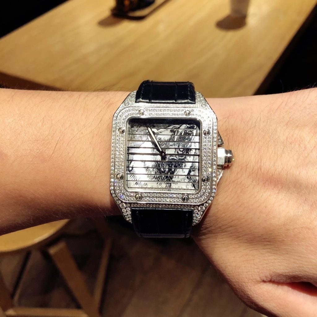 Cartier Kajia Santos WM505914 Watch Wages Yuan Size 45MM