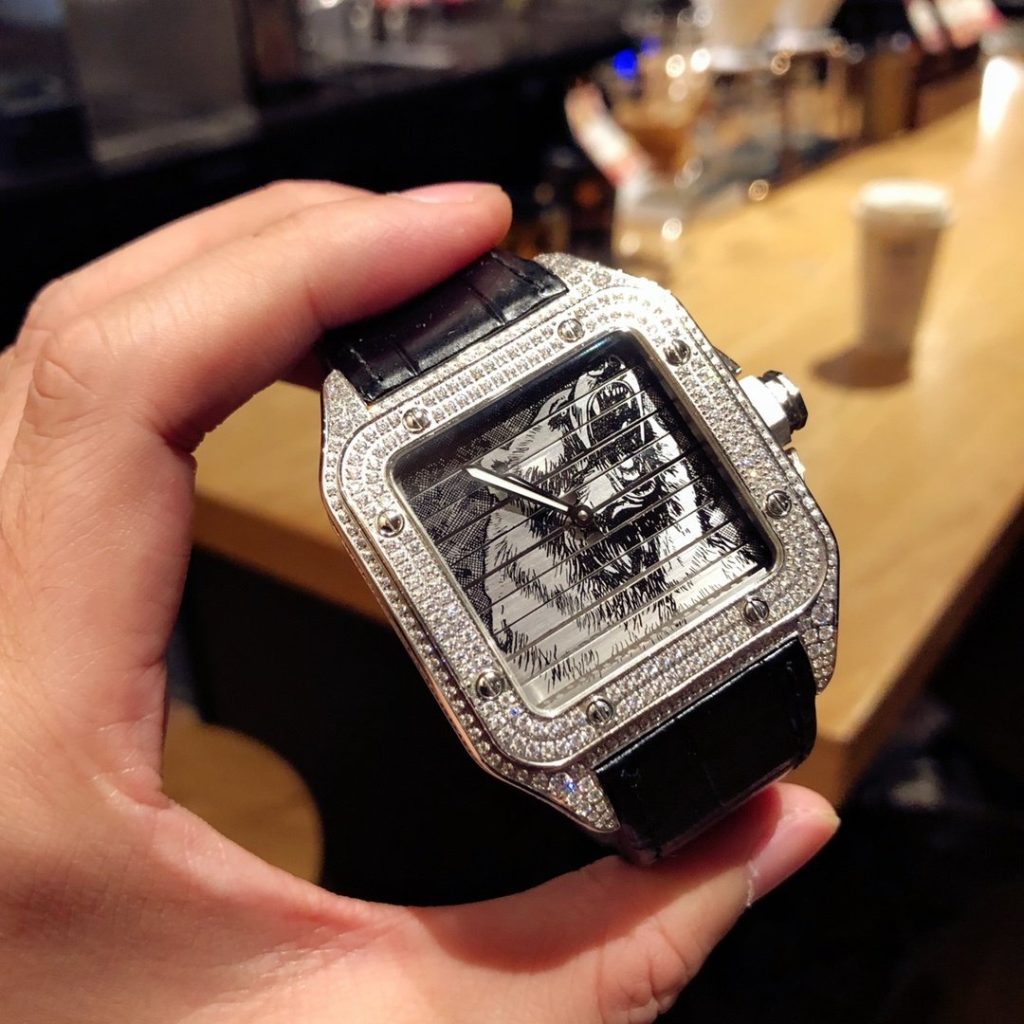 Cartier Kajia Santos WM505914 Watch Wages Yuan Size 45MM