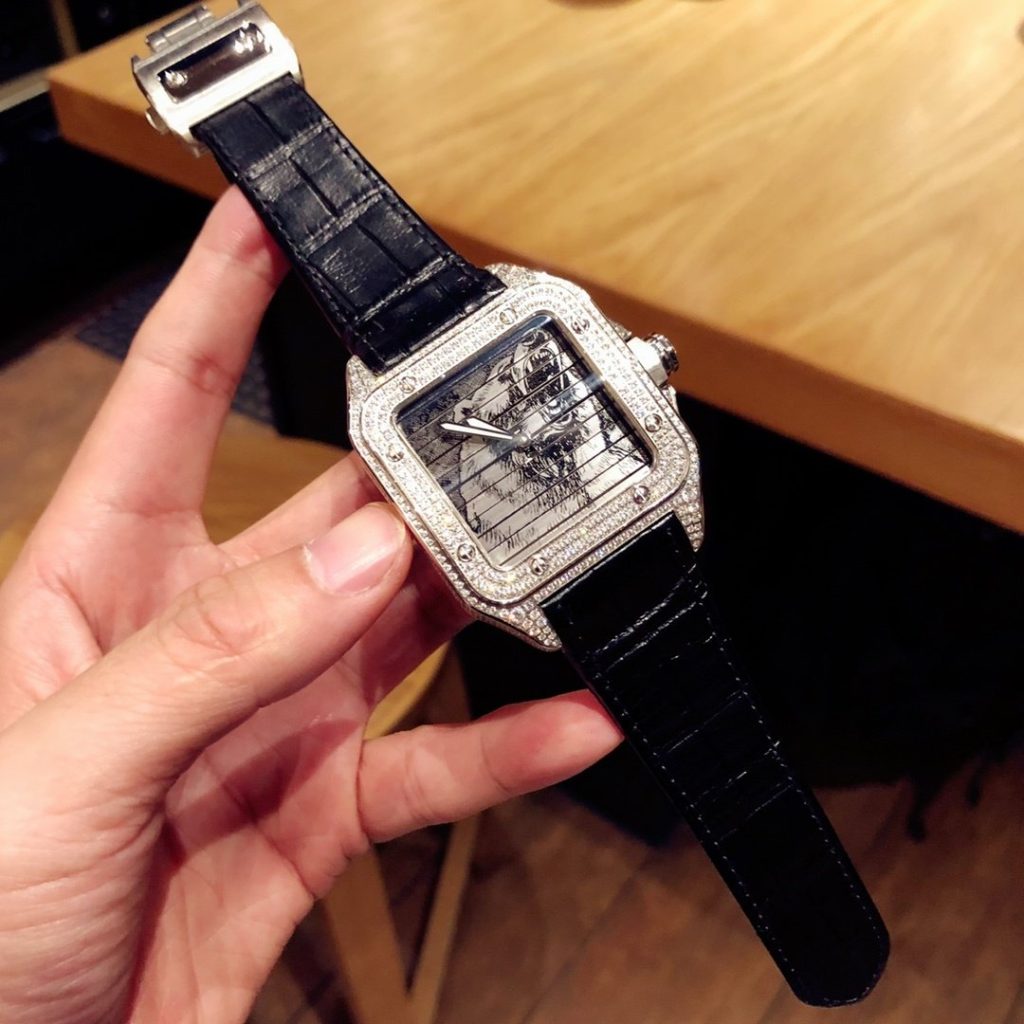 Cartier Kajia Santos WM505914 Watch Wages Yuan Size 45MM