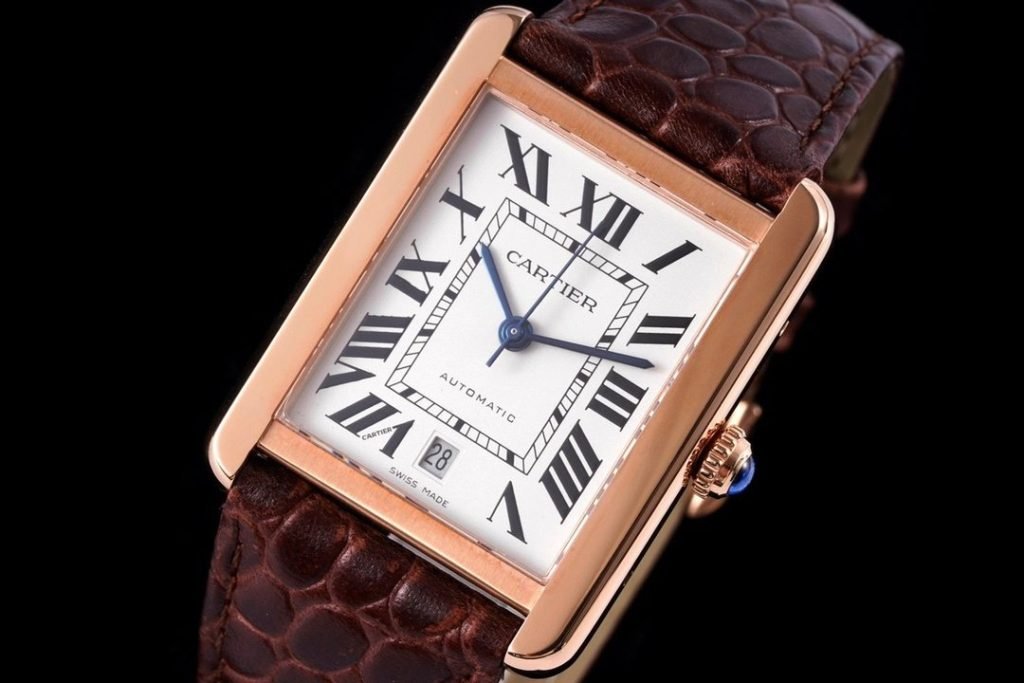 Cartier TW Tank Mechanical Mens Clothing Steel Belt WSTA0029