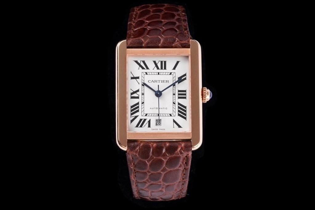 Cartier TW Tank Mechanical Mens Clothing Steel Belt WSTA0029
