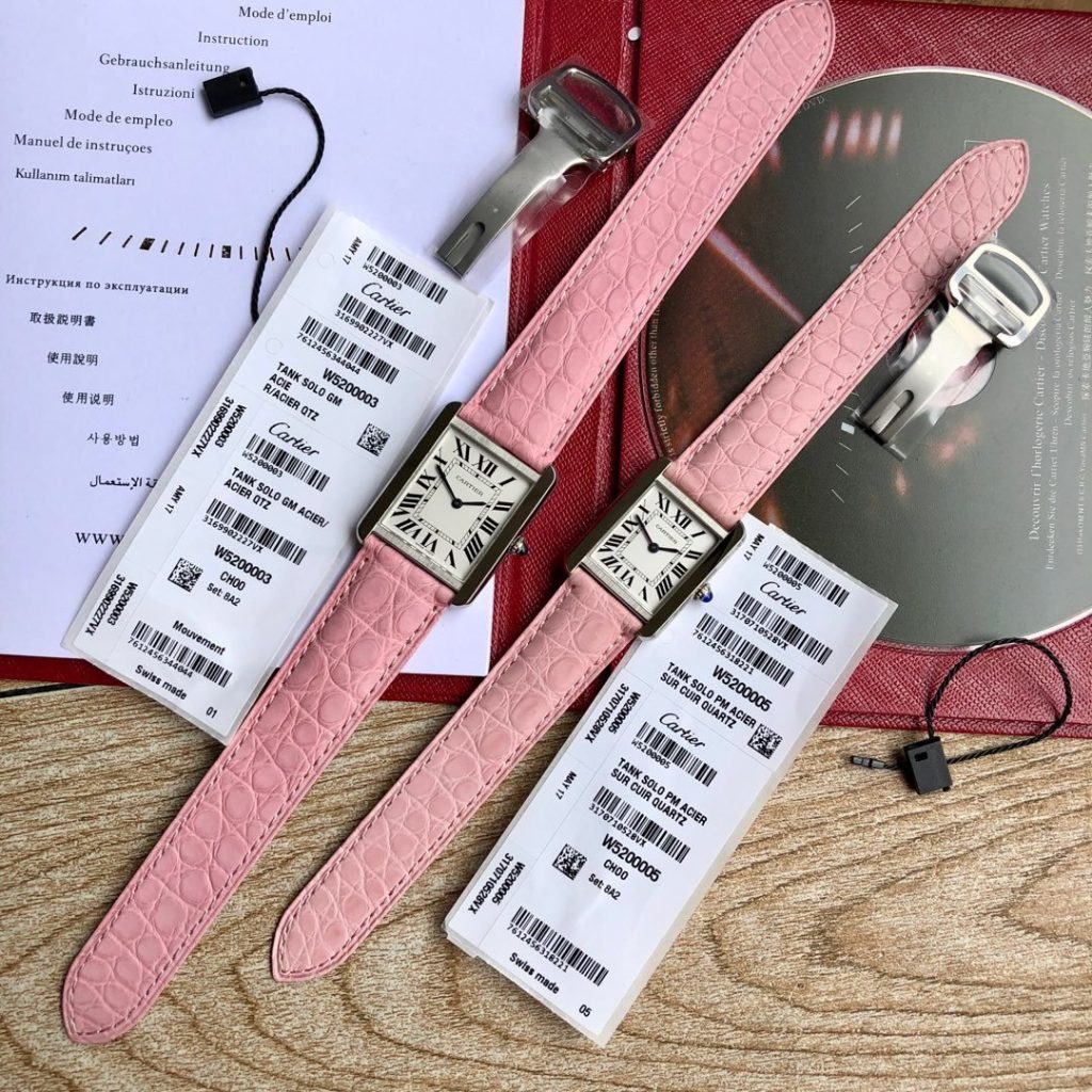 Cartier THE Crocodile Leather Strap Imported From THE Americas