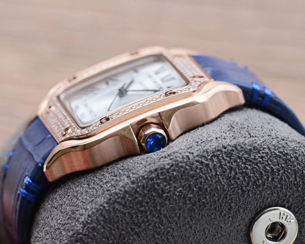 Cartier 520 Valentines DAY Gift Special Counter Womens Santos