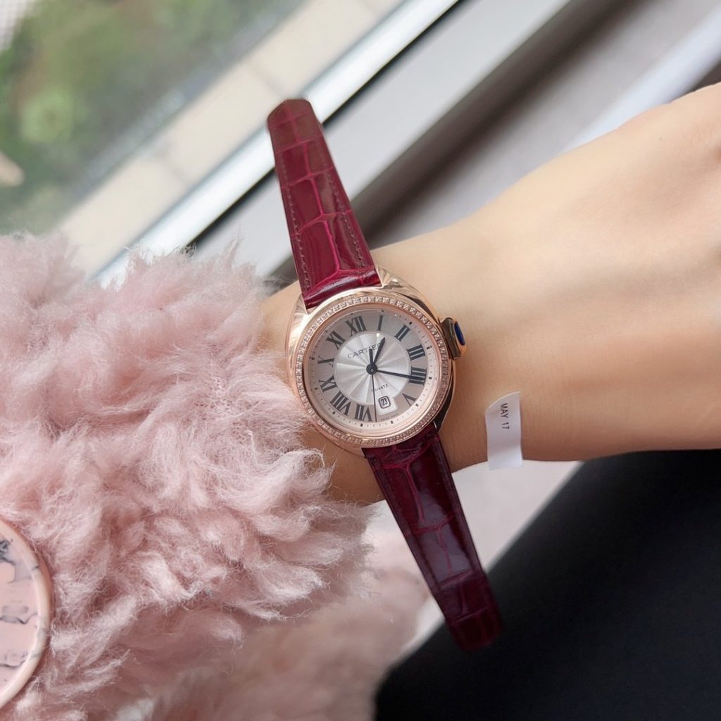 Cartier Crocodile Leather Highquality Kaka KEY Small 31MM KEY