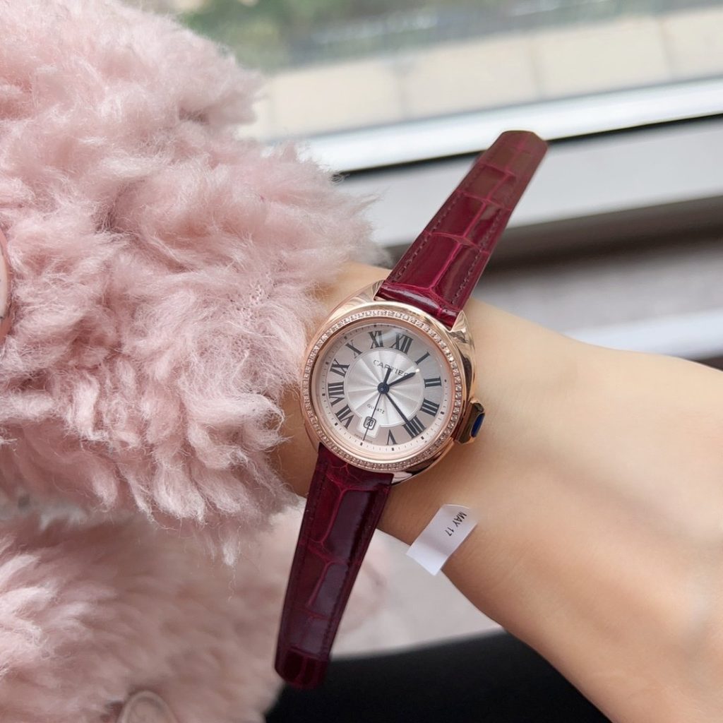 Cartier Crocodile Leather Highquality Kaka KEY Small 31MM KEY