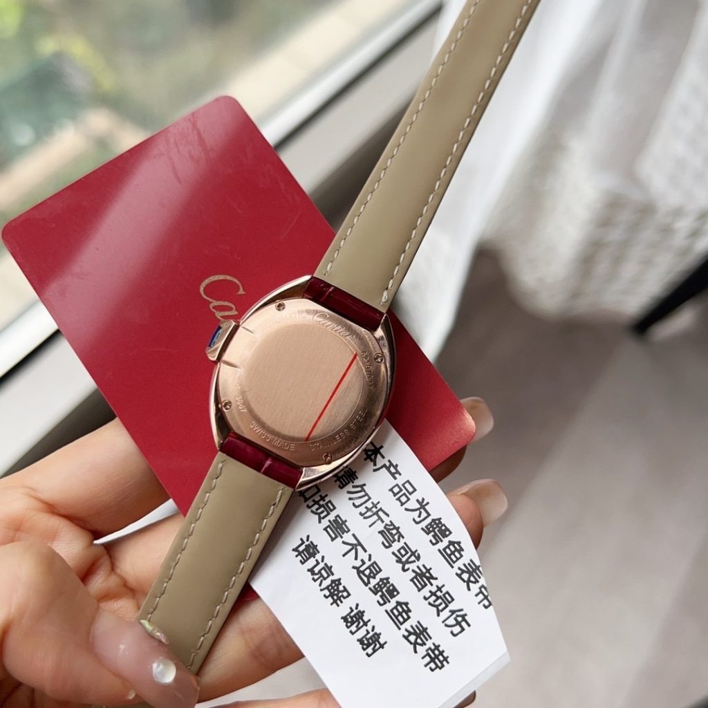 Cartier Crocodile Leather Highquality Kaka KEY Small 31MM KEY