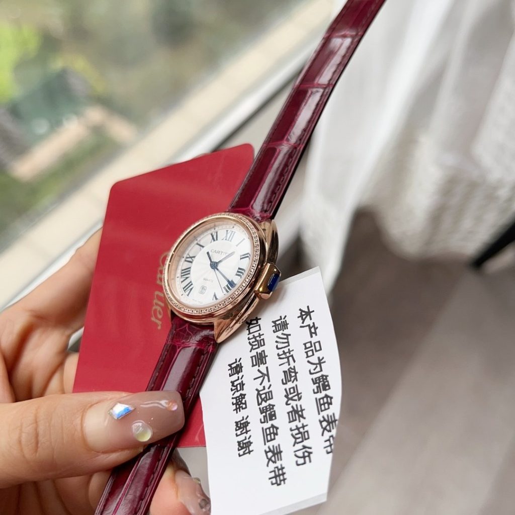 Cartier Crocodile Leather Highquality Kaka KEY Small 31MM KEY