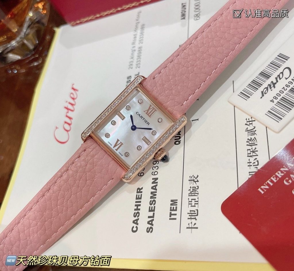 Cartier Shot OF Cartier Tank Solo Square Watch THE