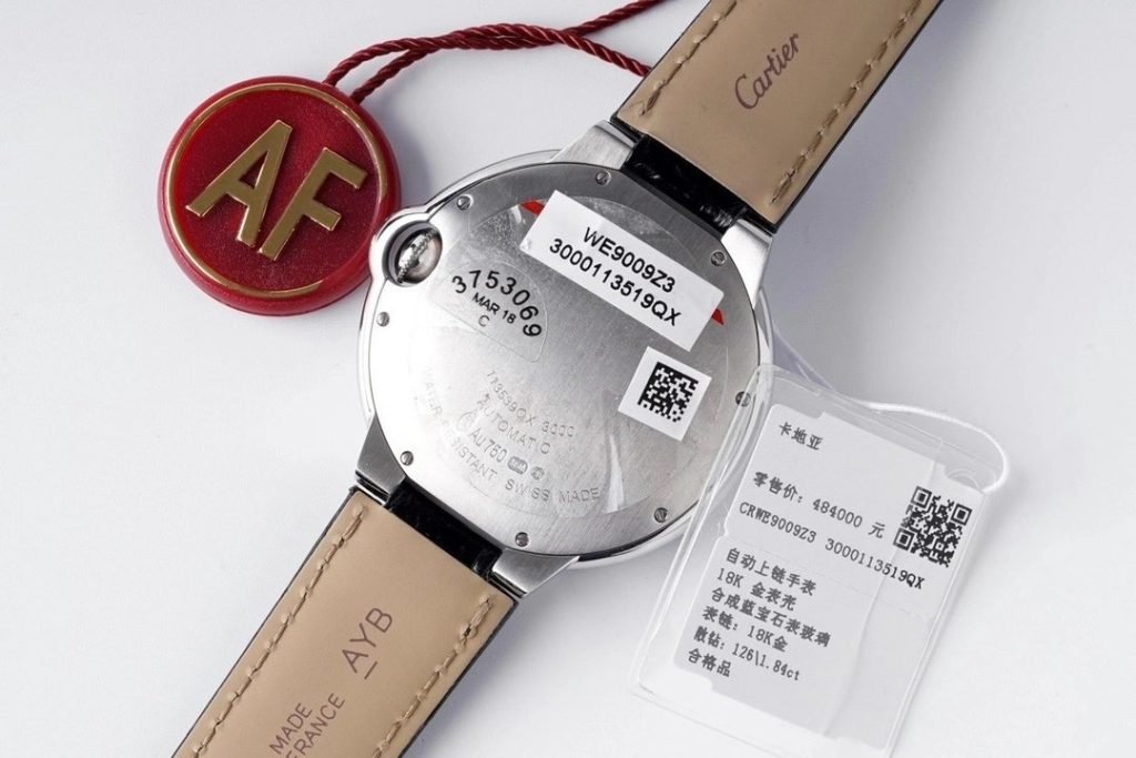 Cartier AFS Strongest 42MM Blue Balloon Plated Karat Gold