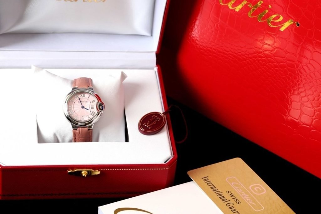 Cartier Cartier Belt Blue Balloon W6920100 Watch 33MM Pink